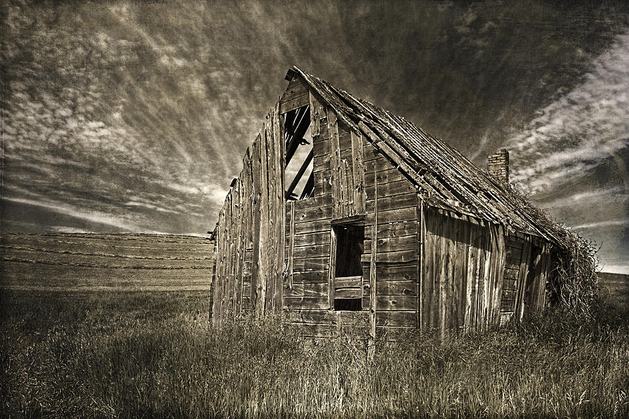 Western Plains Barn Photograph by Wes and Dotty Weber