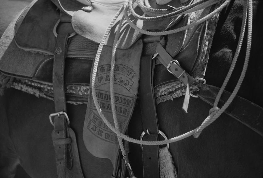 Western saddle I Photograph by Harold E McCray