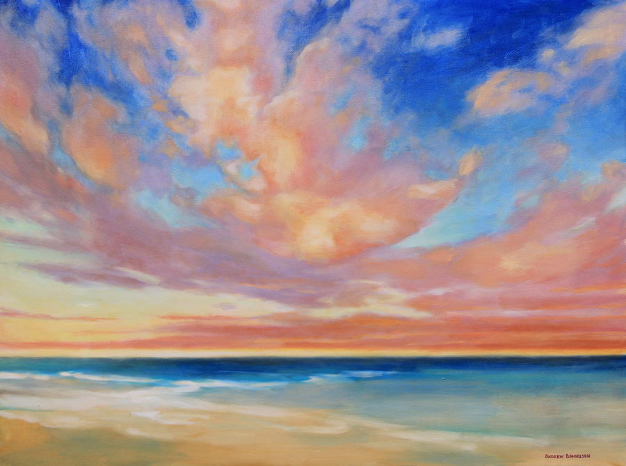 Western Skys Painting by Andrew Danielsen