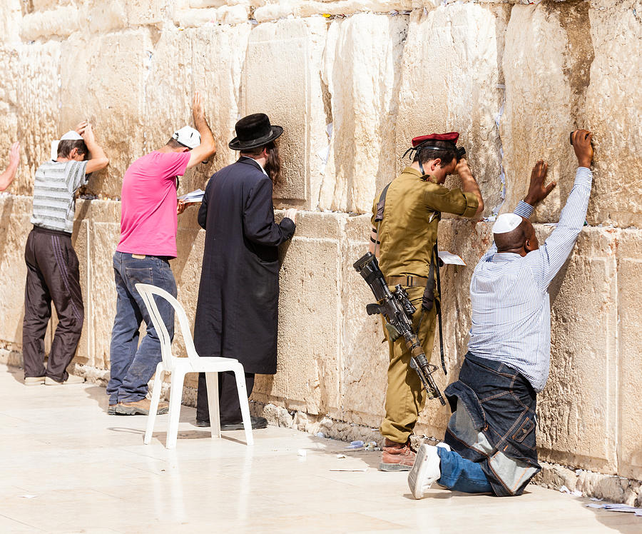 Western Wall Photograph by Alexey Stiop