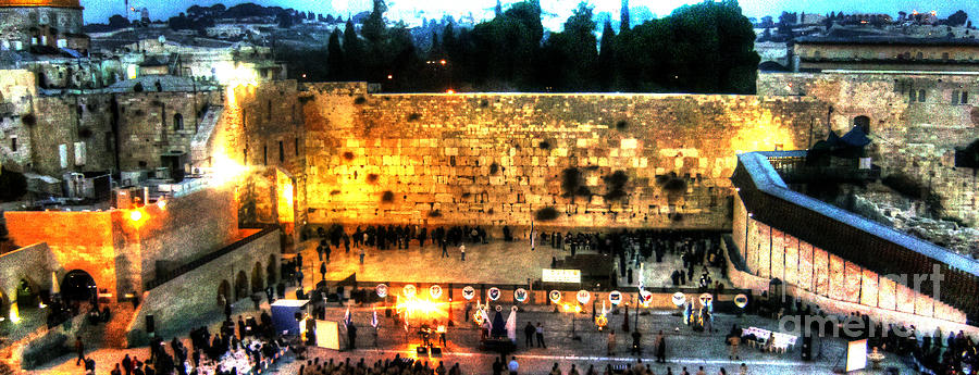 The Western Wall Jerusalem #1 Photograph by Doc Braham