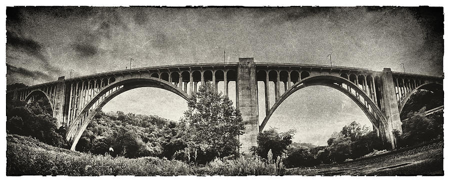 Westinghouse Bridge pano Photograph by Robert Fawcett