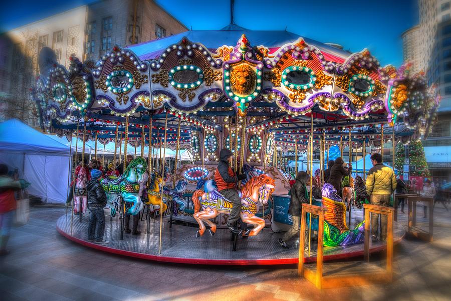 Westlake Carousel Photograph by Spencer McDonald