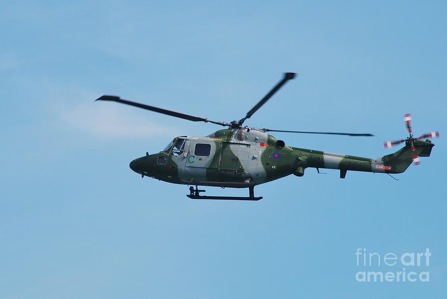 Westland Lynx helicopter Photograph by David Fowler