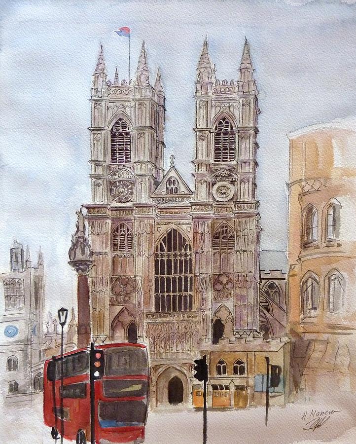 Westminster Abbey Painting by Henrieta Maneva