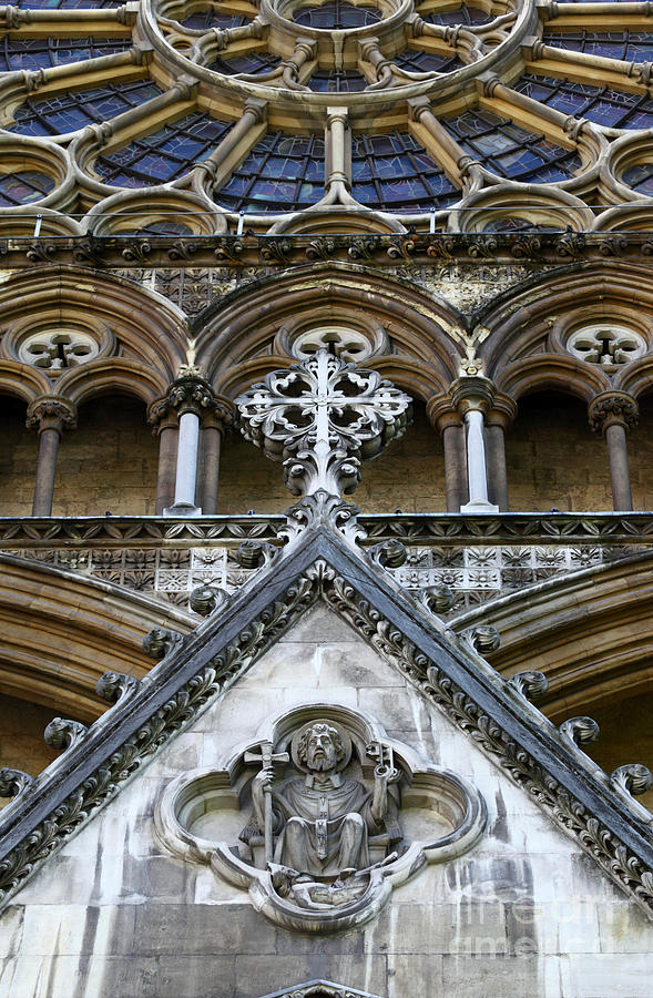 Westminster Abbey North Facade Detail Photograph by James Brunker