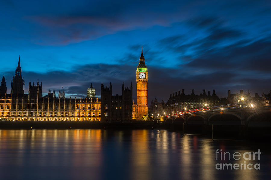 Westminster Blue Hour Photograph by Matt Malloy