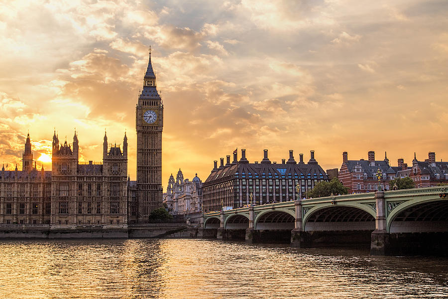 Westminster Sunset Photograph by Dave Crowl - Fine Art America