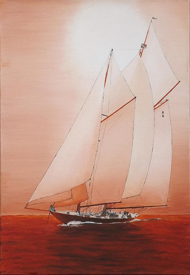 Boat Painting - Westward by Andy PYRAH
