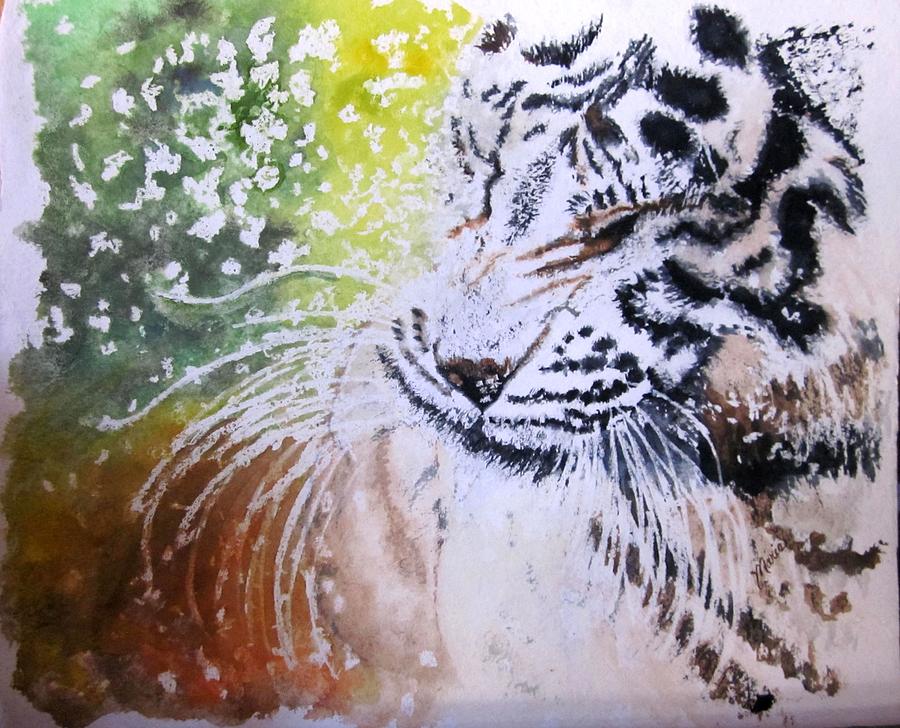 Wet and Wild Painting by Maris Sherwood
