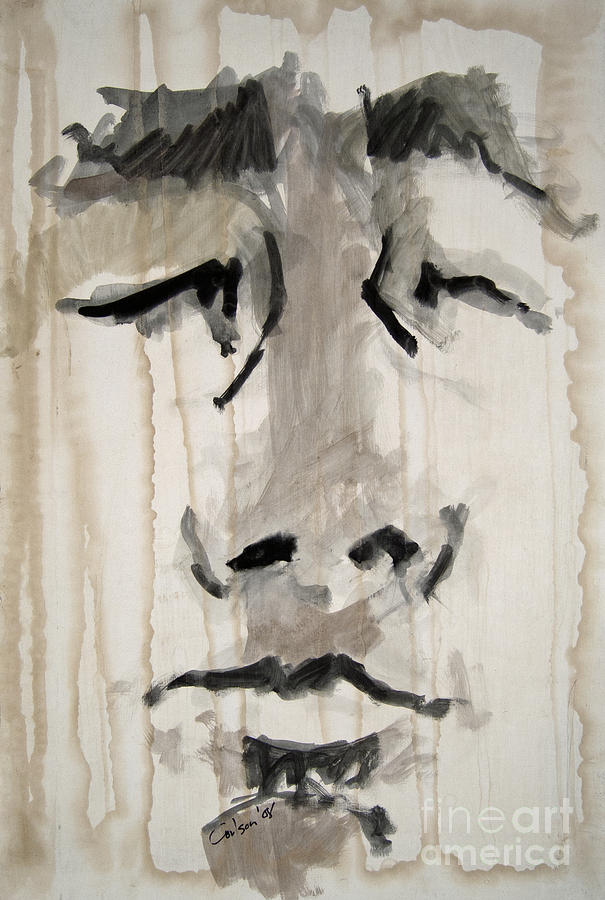 Wet Bushy Eyebrows Painting by Anthony Coulson