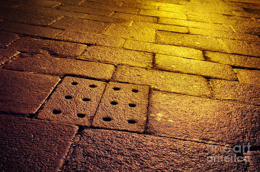 Wet Old Pavement Photograph by Carlos Caetano