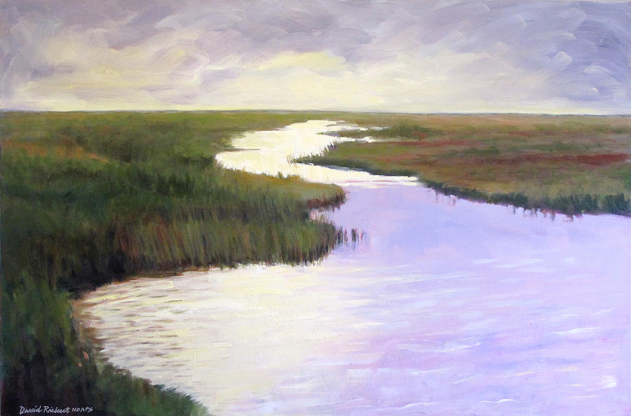 Landscape Painting - Wetlands Glory by David Rickert
