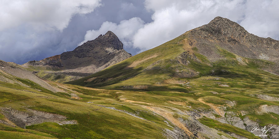 Wetterhorn and Matterhorn Photograph by Aaron Spong