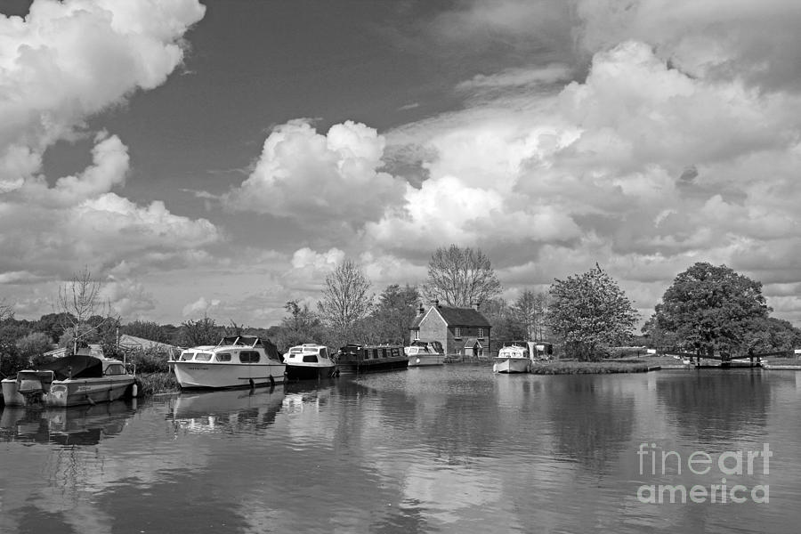 Wey Canal Ripley Surrey Photograph by Julia Gavin