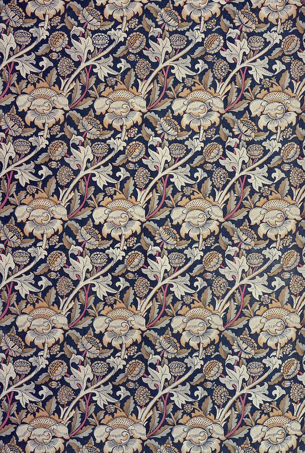 William Morris Tapestry - Textile - Wey design by William Morris