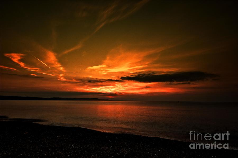 Weymouth  golden sunrise Photograph by Baggieoldboy
