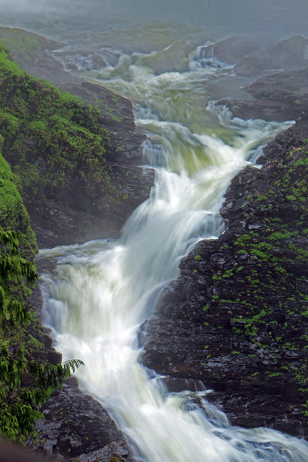 Waterfall Photograph - Wallace Falls Base by Brad Walters