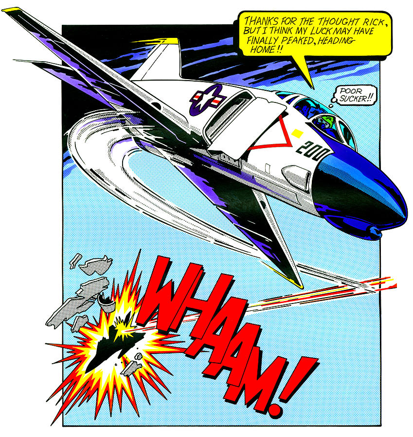 Whaam Photograph by MGL Meiklejohn Graphics Licensing