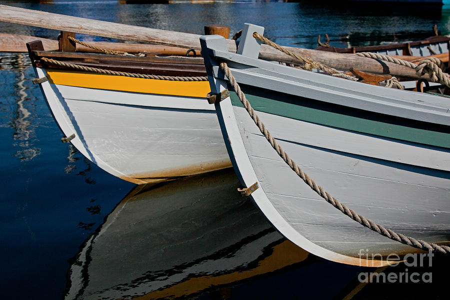 Longboats Photograph by Butch Lombardi
