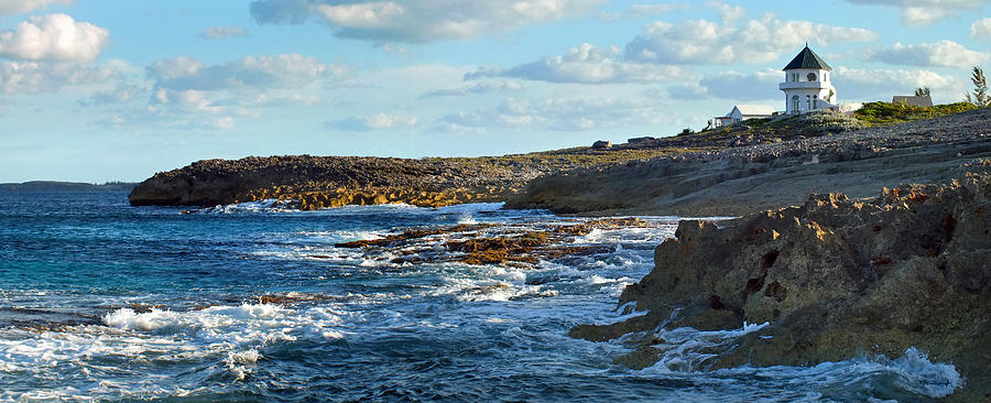 Whale Point Castle and Rocky Shore Photograph by Duane McCullough