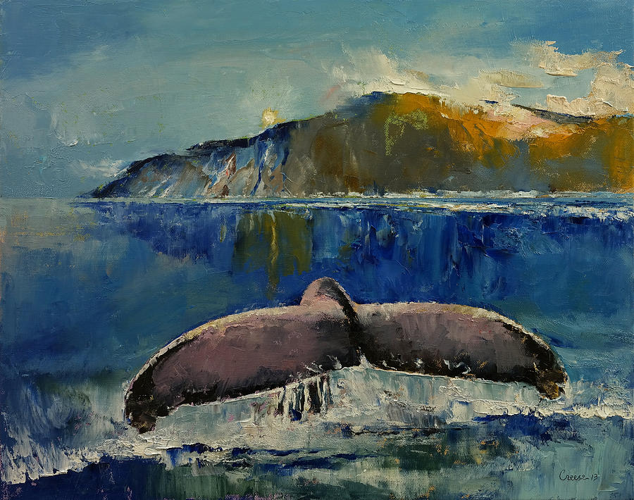 Whale Painting - Whale Song by Michael Creese