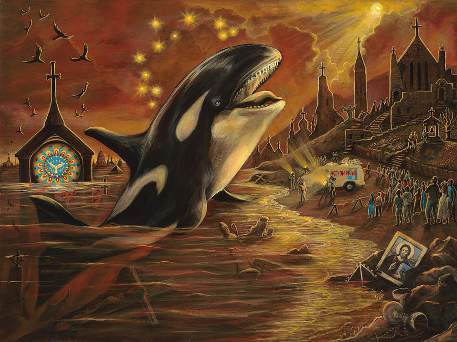 Wildlife Painting - Whale Speaks by Brenda Ferrimani