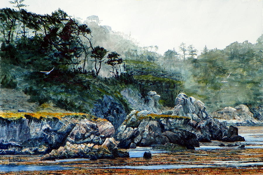 Nature Painting - Whalers Cove II by Bill Hudson