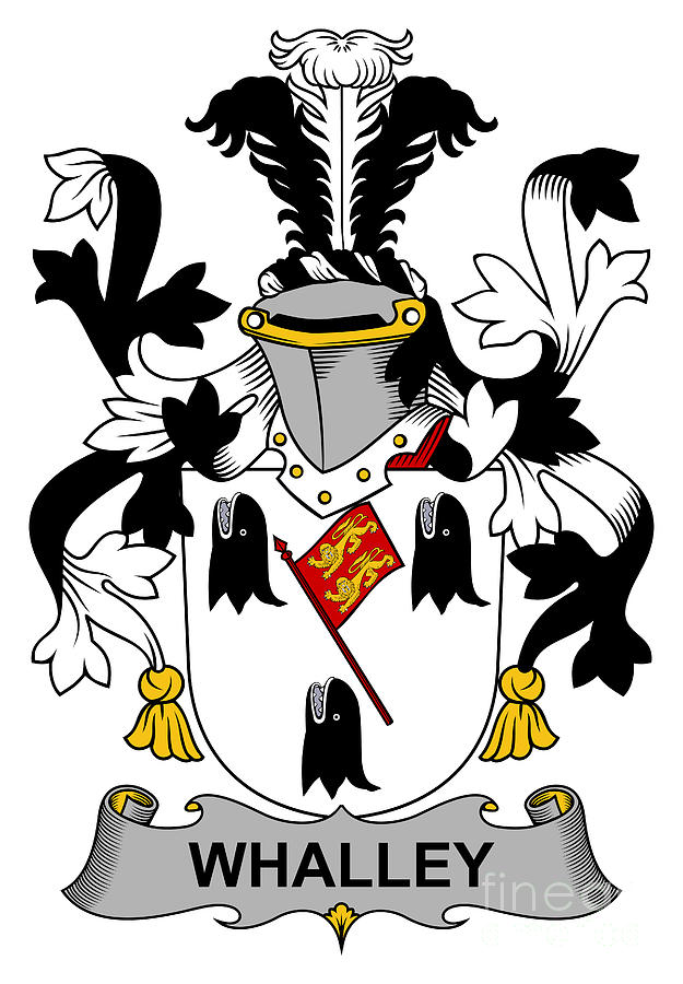 Whalley Digital Art - Whalley Coat of Arms Irish by Heraldry