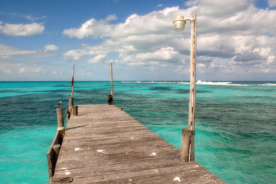Wharf and Reef Photograph by Allan Van Gasbeck