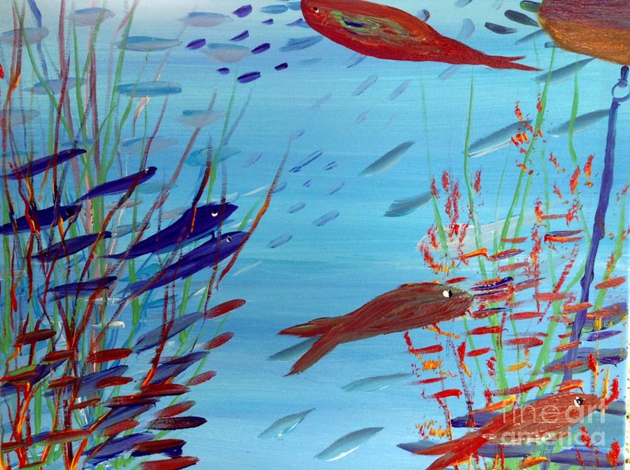 What a Fish Painting by James and Donna Daugherty