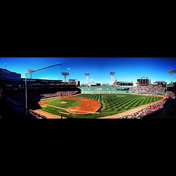 Boston Photograph - What A Perfect Day At #fenwaypark by Kelly Diamond