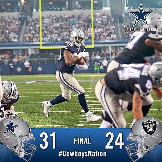 Mnf Photograph - What A Win By The Cowboys Today! 1st by Mark Wesley Pritchard