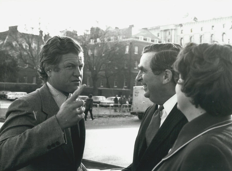 What Did Edward Kennedy Say To The Chancellor Photograph by Retro Images Archive