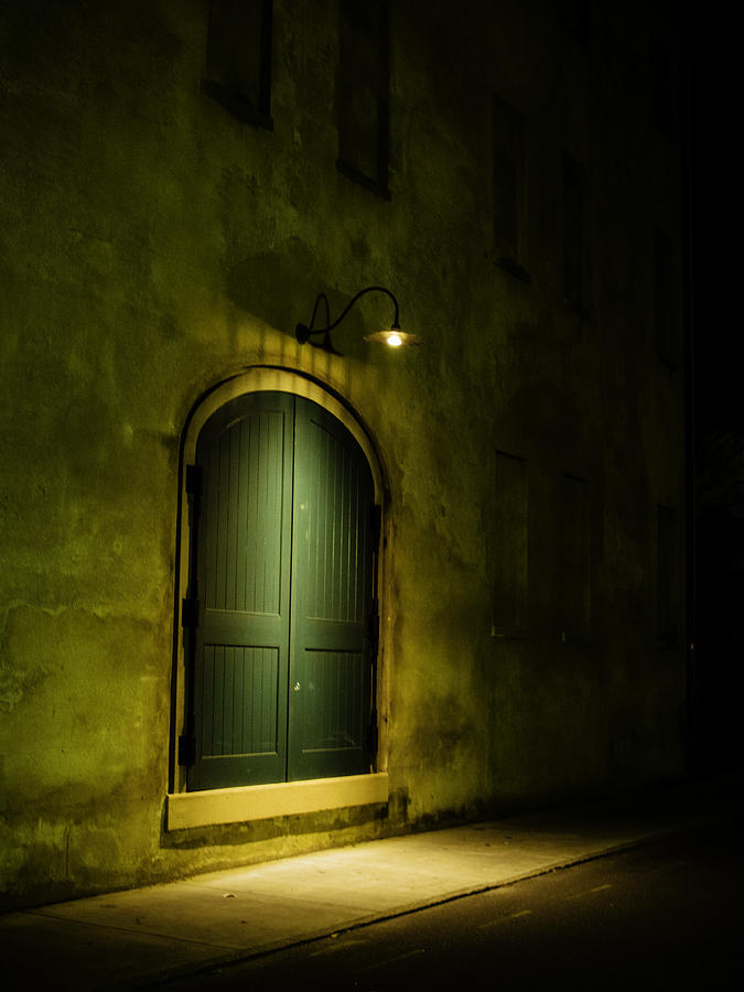 What is behind the Green Door? Photograph by David Kay