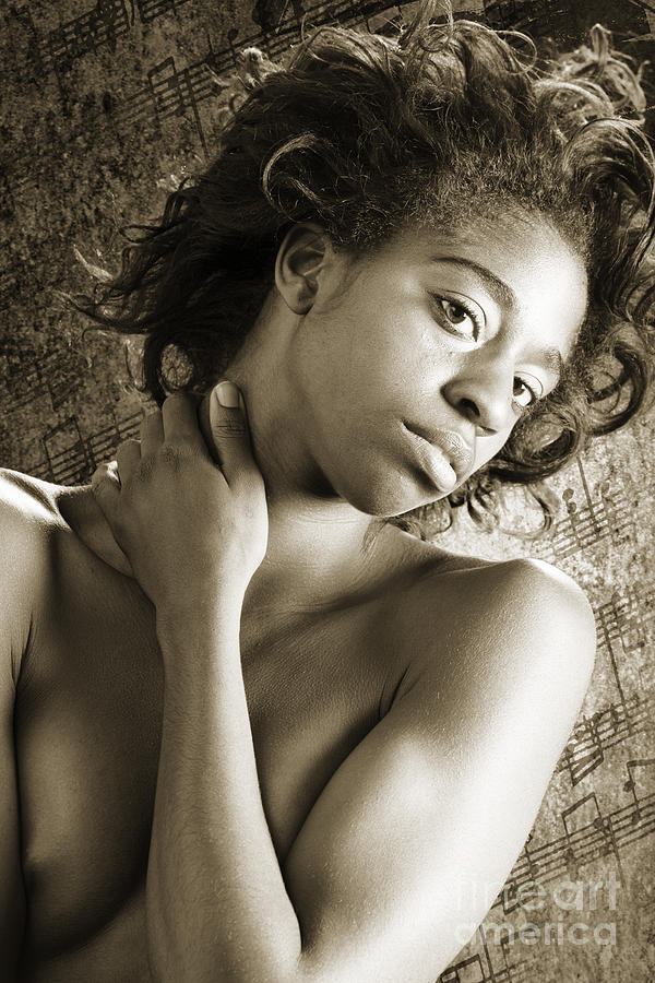 Nude Photograph - What Is She Thinking by Kendree Miller