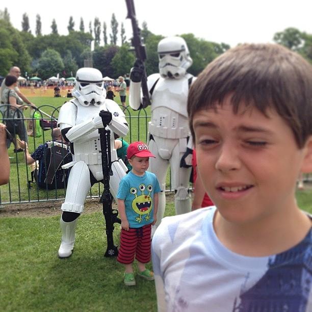 What Is The Stormtrooper In The Photograph by Jamie Emanuel