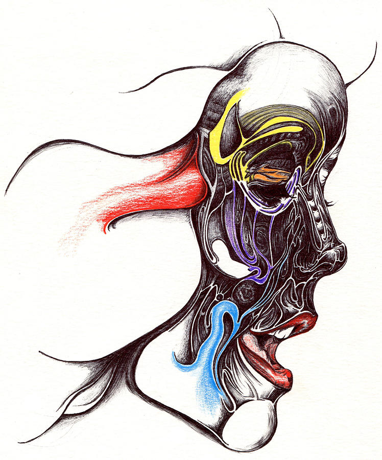 Surrealism Drawing - What Is Vibrance by Michael Paul Gavazzi