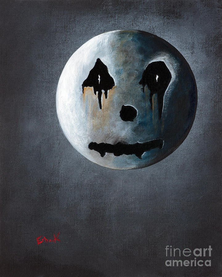 What Its Like Without You - Gothic by Shawna Erback Painting by Moonlight Art Parlour