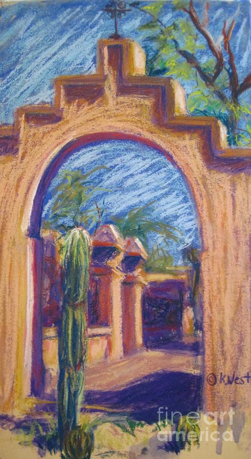 Tucson Painting - What Lies Beyond by Katrina West