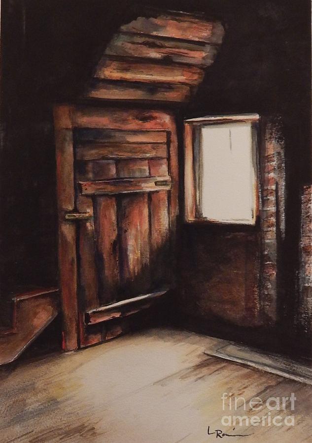 Vintage Painting - What Lurks by Laura Rainer