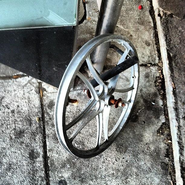 What The Hell? Bike Lock The Rim? This Photograph by Michael Krajnak