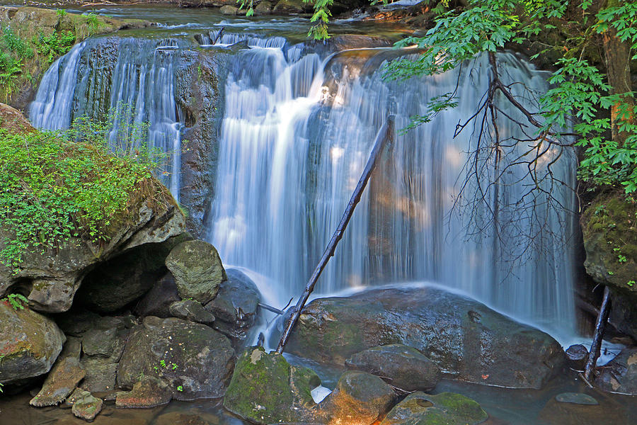 Waterfall Photograph - Whatcom Falls by Brad Walters