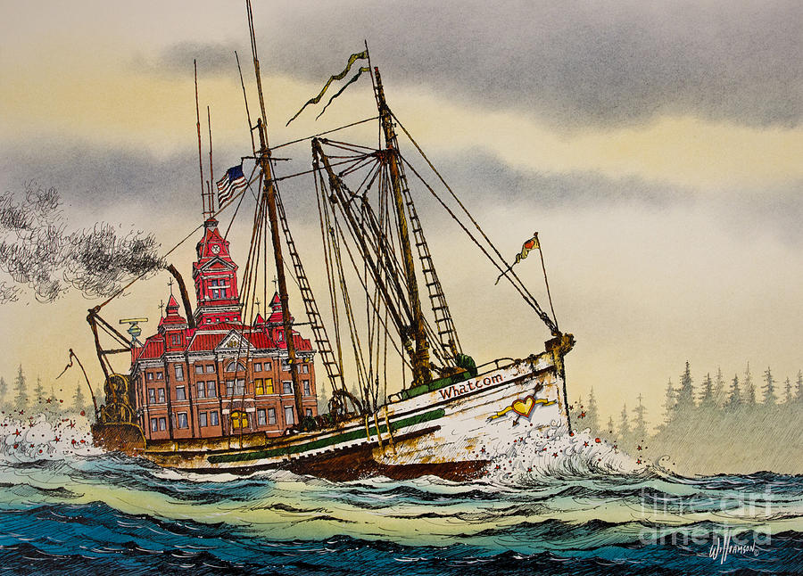 Whatcom Maritime Painting by James Williamson