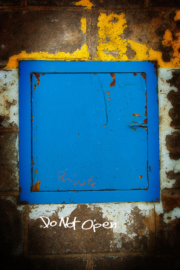 Whats Behind The Blue Door? Digital Art by Lena Wilhite