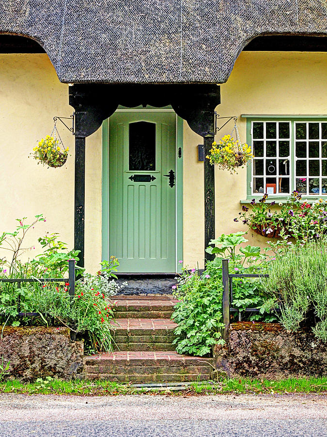 Whats Behind The Green Door Photograph by Gill Billington
