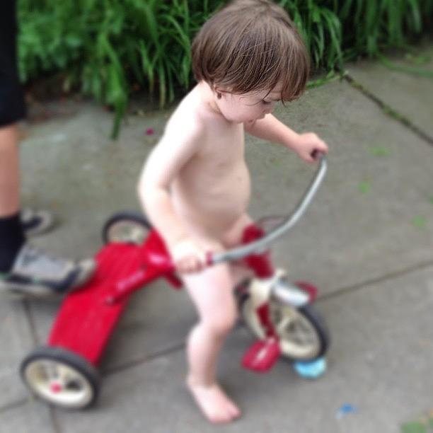 Whats Better Than Naked Bike Riding? Photograph by Julia Marie
