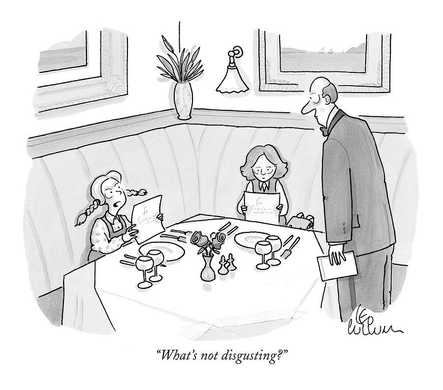 What's Not Disgusting? Drawing by Leo Cullum