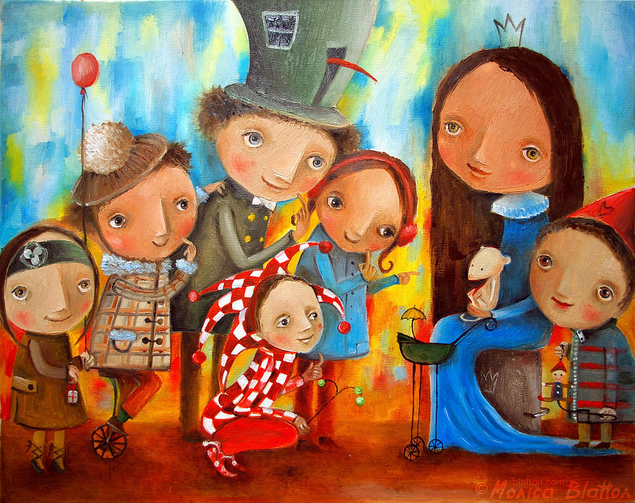 Surrealism Painting - Wheare You Have Your Little Nose by Monica Blatton