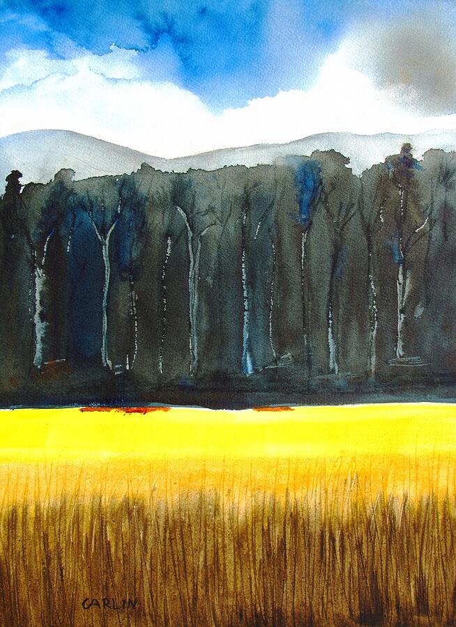 Wheat Field 2 Painting by Carlin Blahnik CarlinArtWatercolor